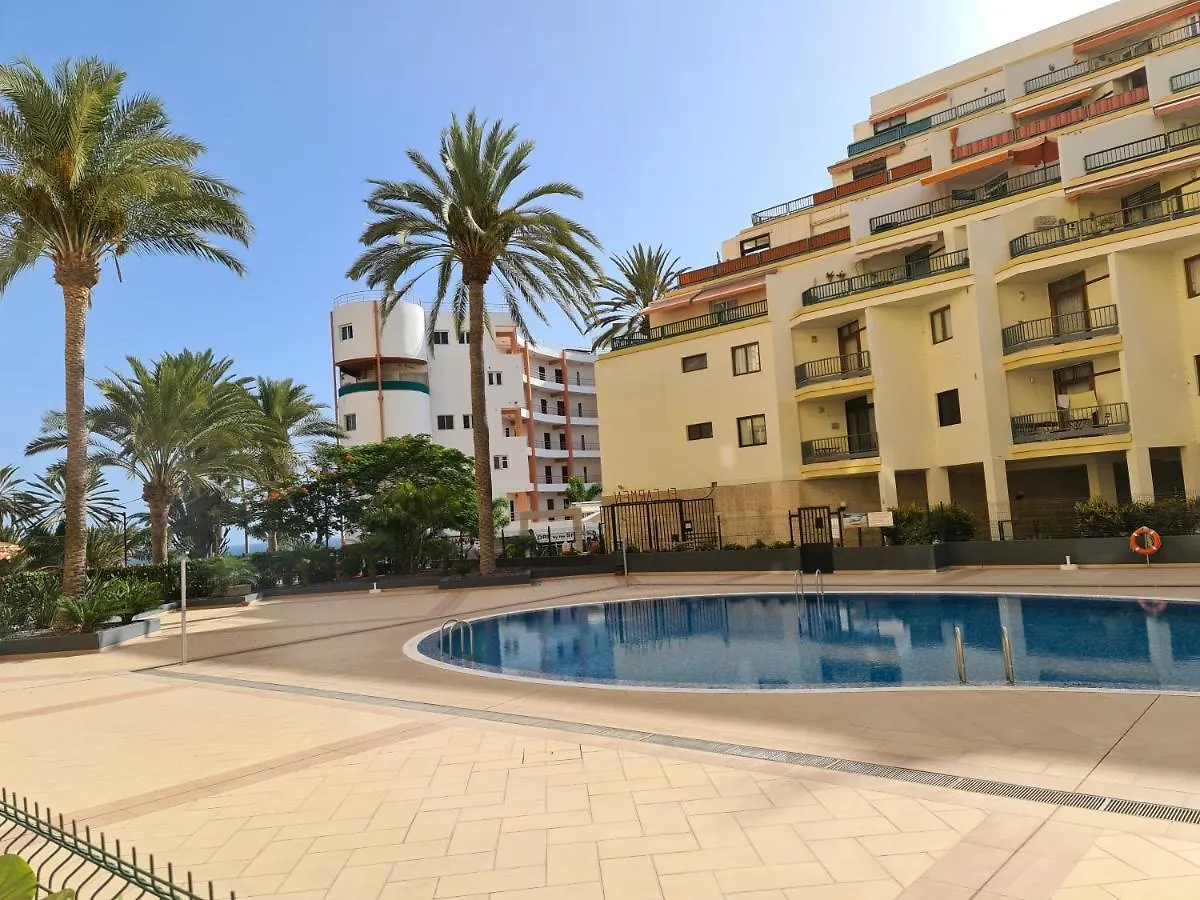 Beachfront Apartment Casa Verano With Pool, Balcony, Wifi, Central Locatation Arona  Spain
