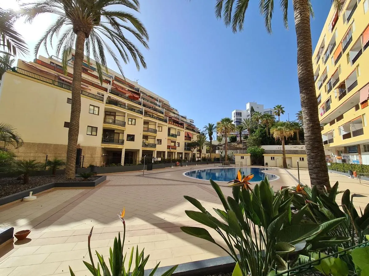 Beachfront Apartment Casa Verano With Pool, Balcony, Wifi, Central Locatation Arona  Spain
